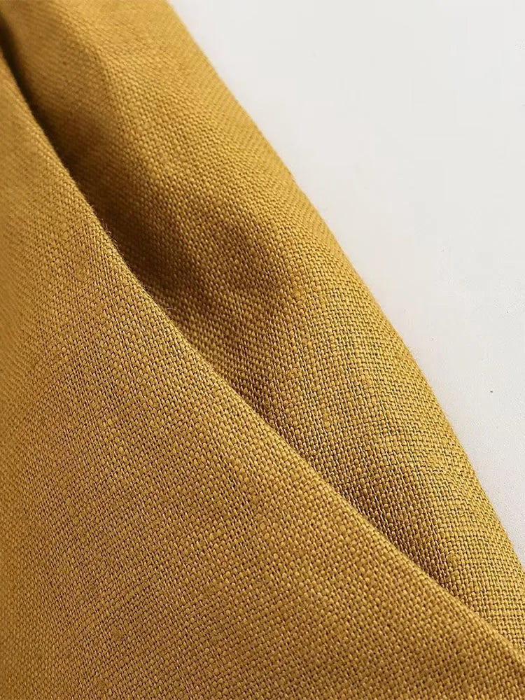 Calça Alfaiataria - Mustard