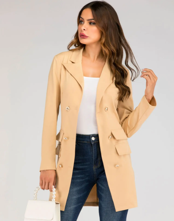 Blazer Feminino de Algodão Para o Inverno - Sync