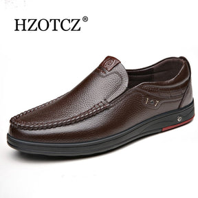 Sapato Mocassim de Couro Masculino - Classic Comfort