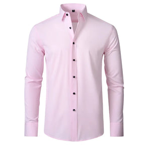 Camisa Social Lisa Elástica e Anti Amassado - Slim Plus