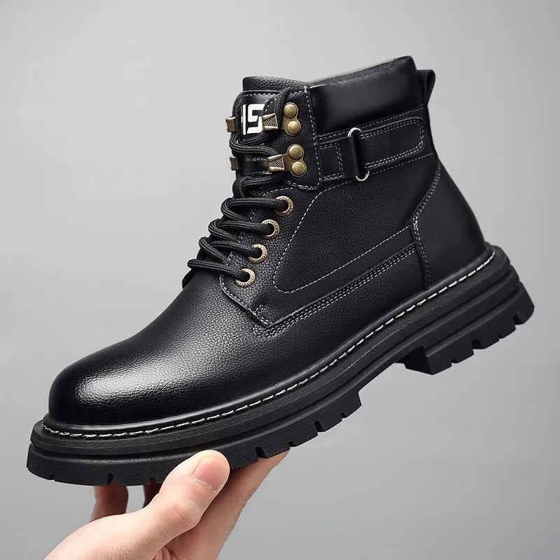 Bota Masculina Paris - Couro Genuíno