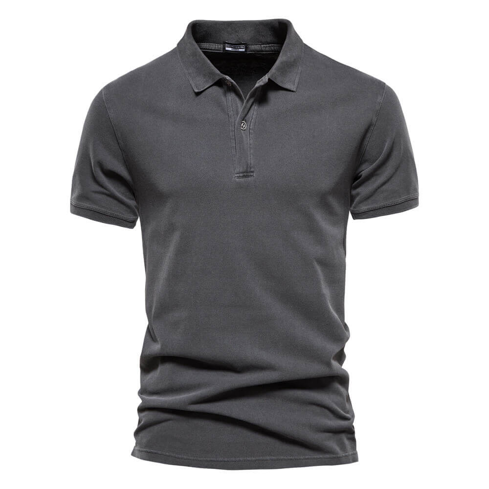 Camisa Polo Casual Premium 100% Algodão