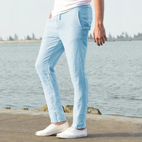 Calça Masculina de Linho Retrô