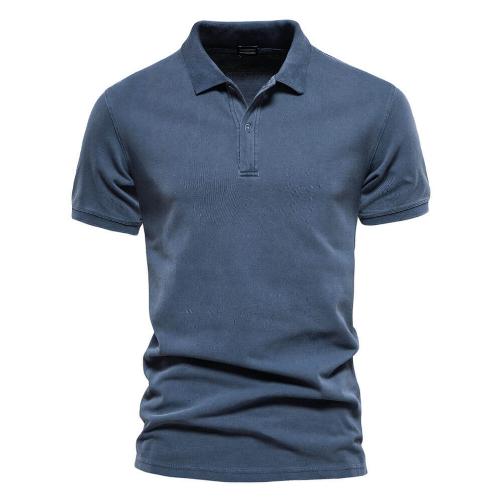 Camisa Polo Casual Premium 100% Algodão