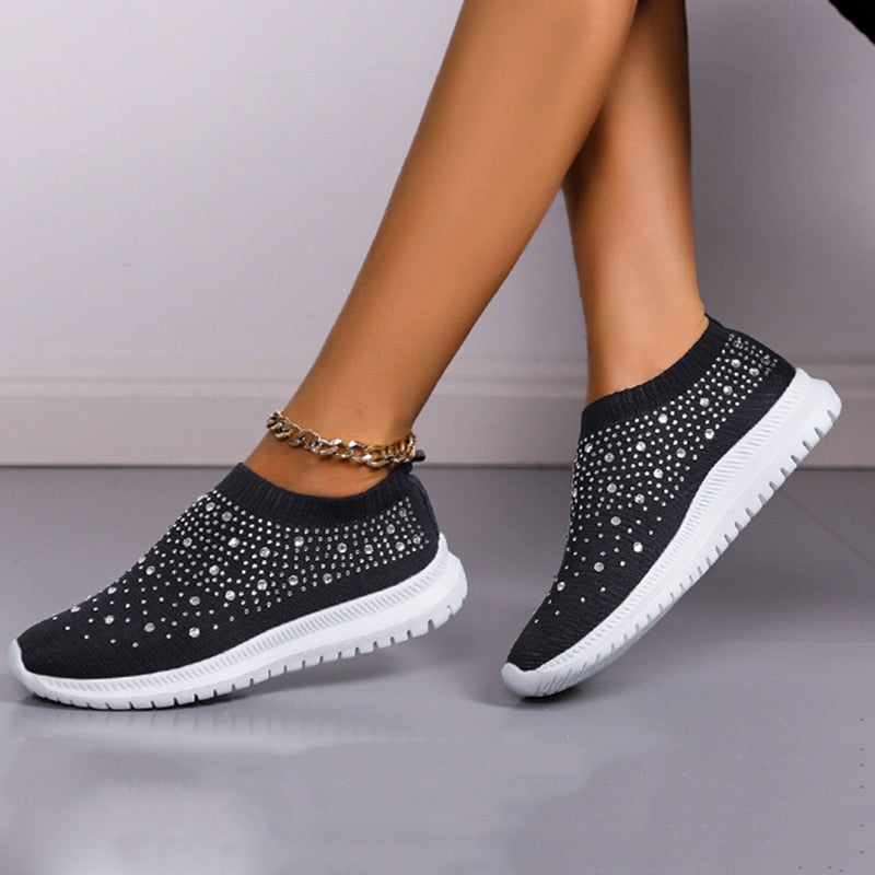 Tênis Feminino Com Strass